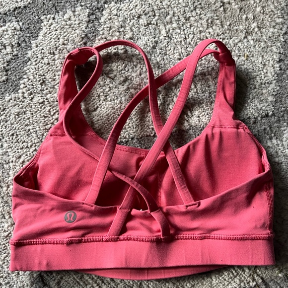 lulu pink sports bra - Picture 2 of 4